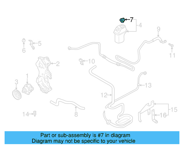 Reservoir Cap 1J0-422-376-A-611 - View 22