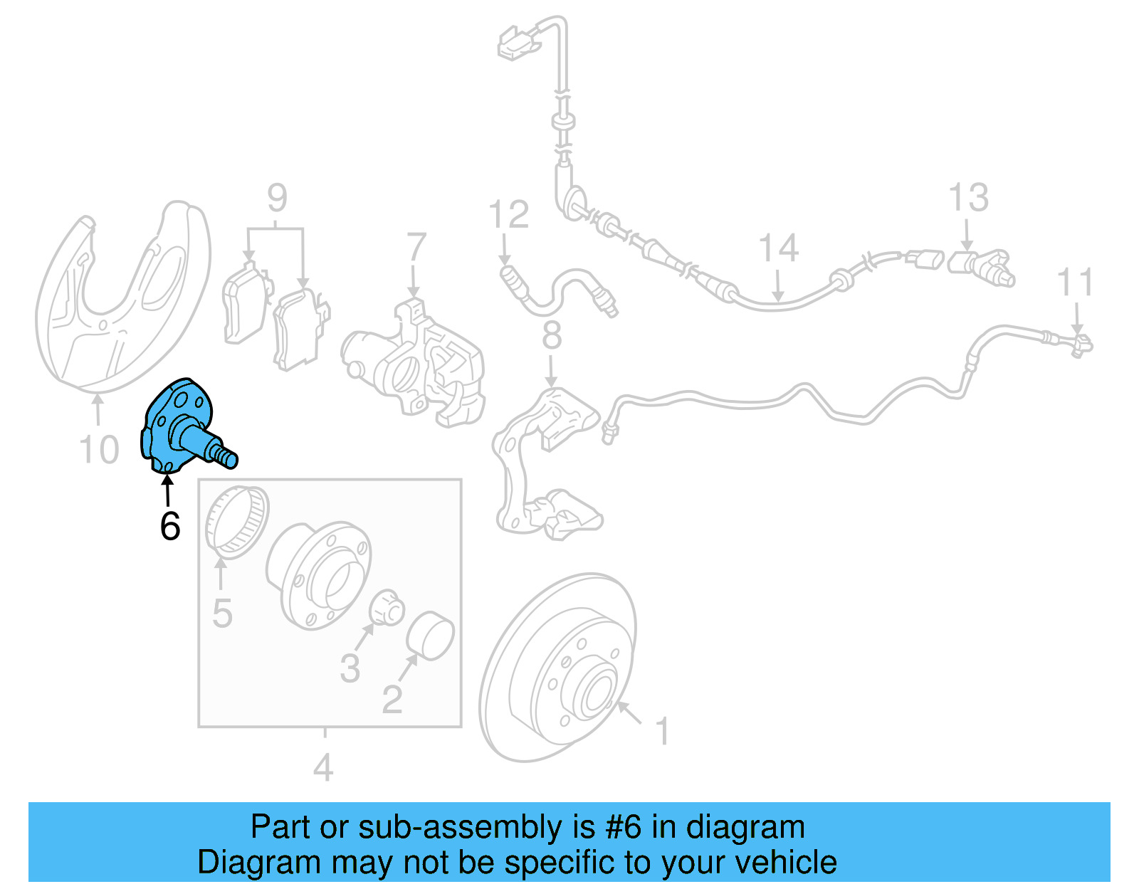 Spindle 1J0-501-117-B - View 5