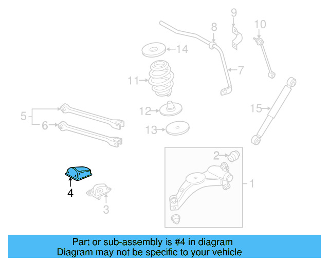 Mount Bracket Cover 1J0-501-476 - View 3