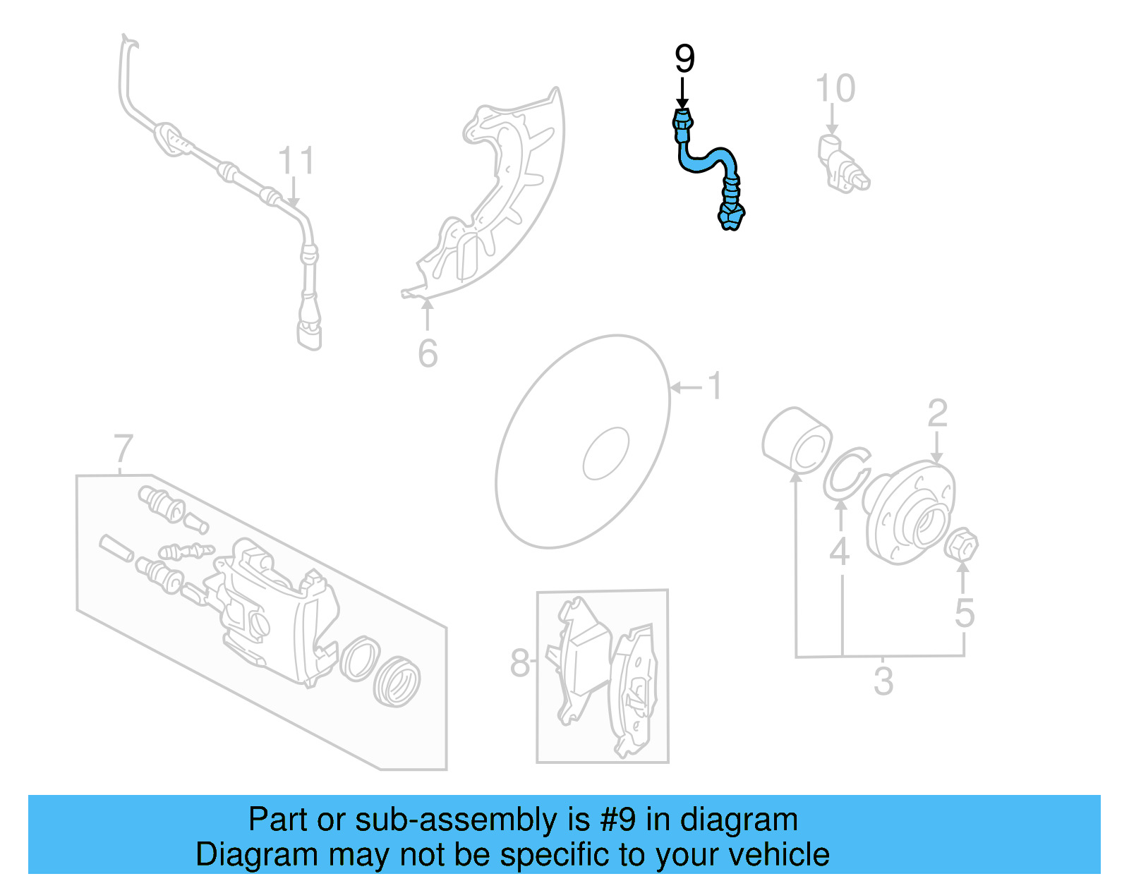 Brake Hose 1J0-611-701-N - View 17