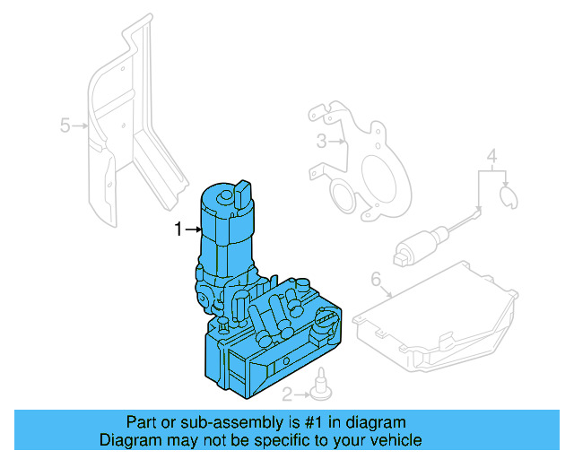 ABS Pump Assembly 1J0-698-117-A