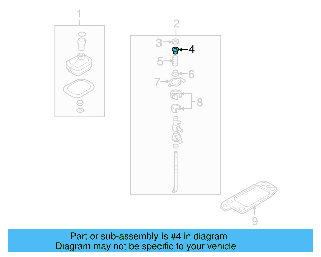 Lever Assembly Upper Bushing 1J0-711-217 - View 35
