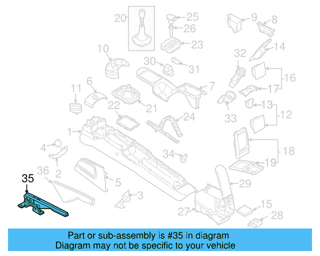 Park Brake Handle 1J0-711-303-AF - View 9