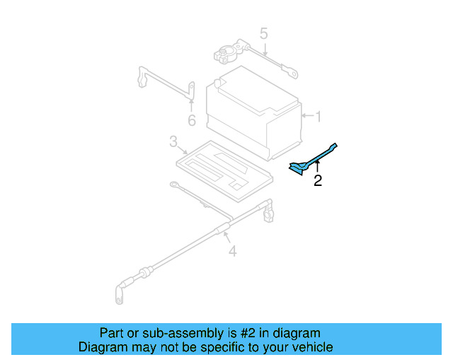 Battery Tray Clamp 1J0-803-219 - View 12