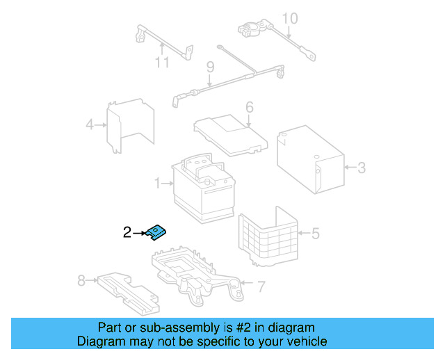 Battery Tray Clamp 1J0-803-219 - View 63