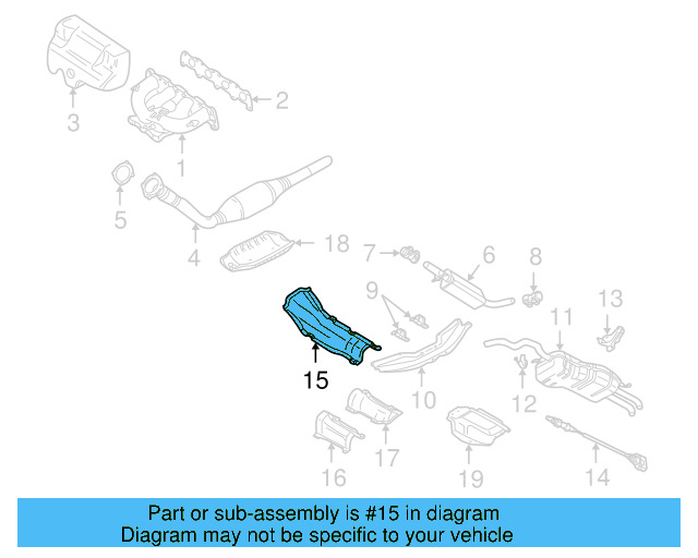 Heat Shield 1J0-803-311-J - View 27
