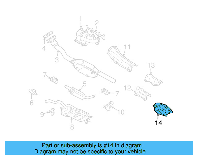 Heat Shield 1J0-803-313-E - View 17