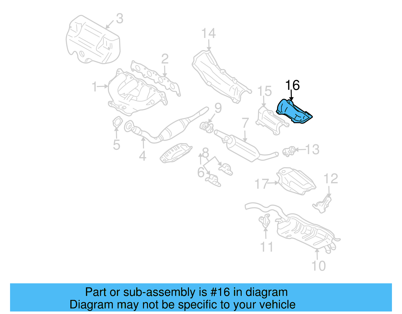 Heat Shield 1J0-803-313-E - View 20