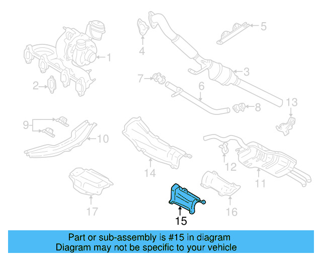 Heat Shield 1J0-804-275-B - View 10
