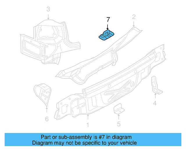 Tie Down Hook 1J0-804-299 - View 86