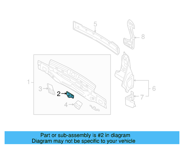 Tie Down Hook 1J0-804-299 - View 44