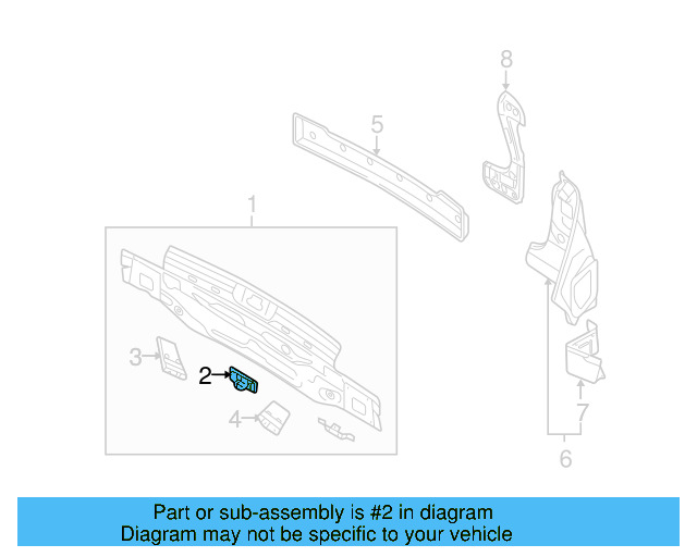 Tie Down Hook 1J0-804-299 - View 81