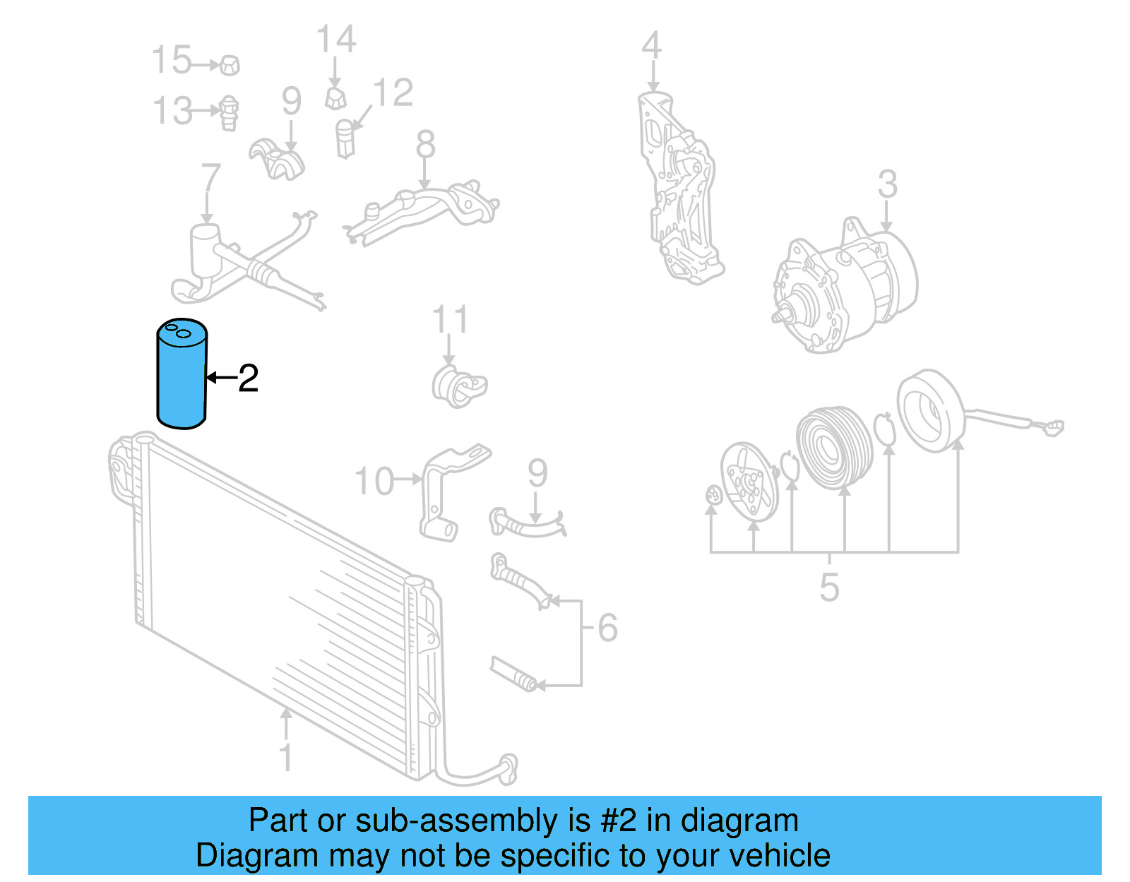 A/C Receiver Drier 1J0-820-191-A - View 17