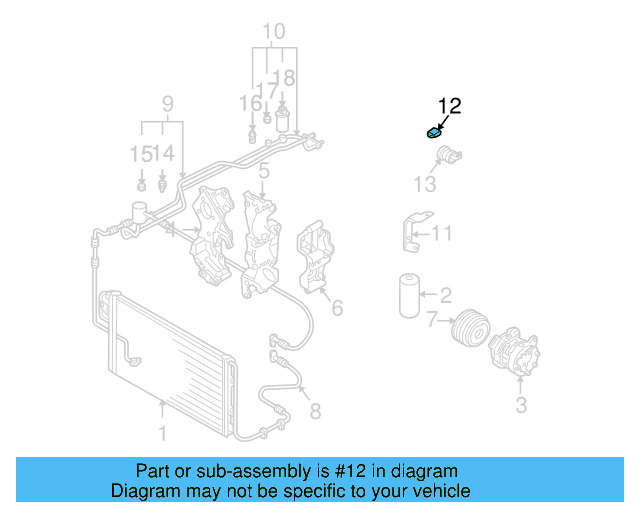 AC Hose Cap 1J0-820-298 - View 2