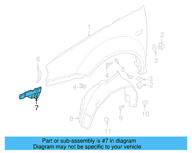 Front Support 1J0-821-135-B - View 2