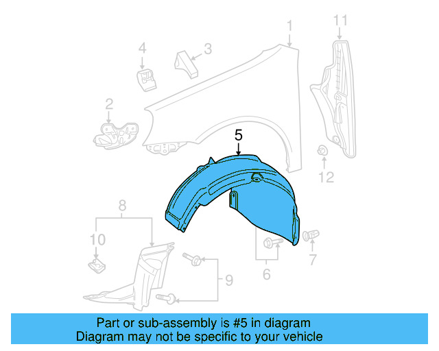 Fender Liner U N-909-591-01 - View 55