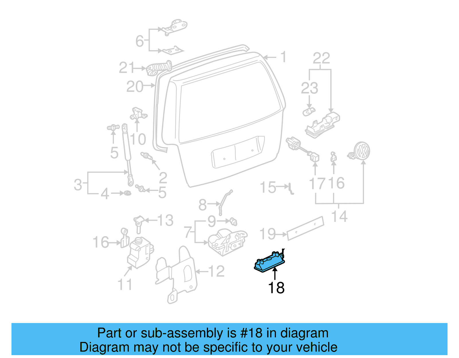Handle 1J0-827-566-L