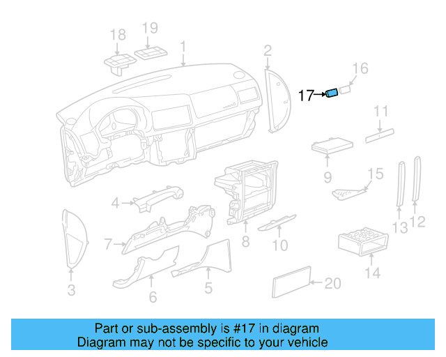 Blank Cover 1J0-858-180-C-01C - View 8