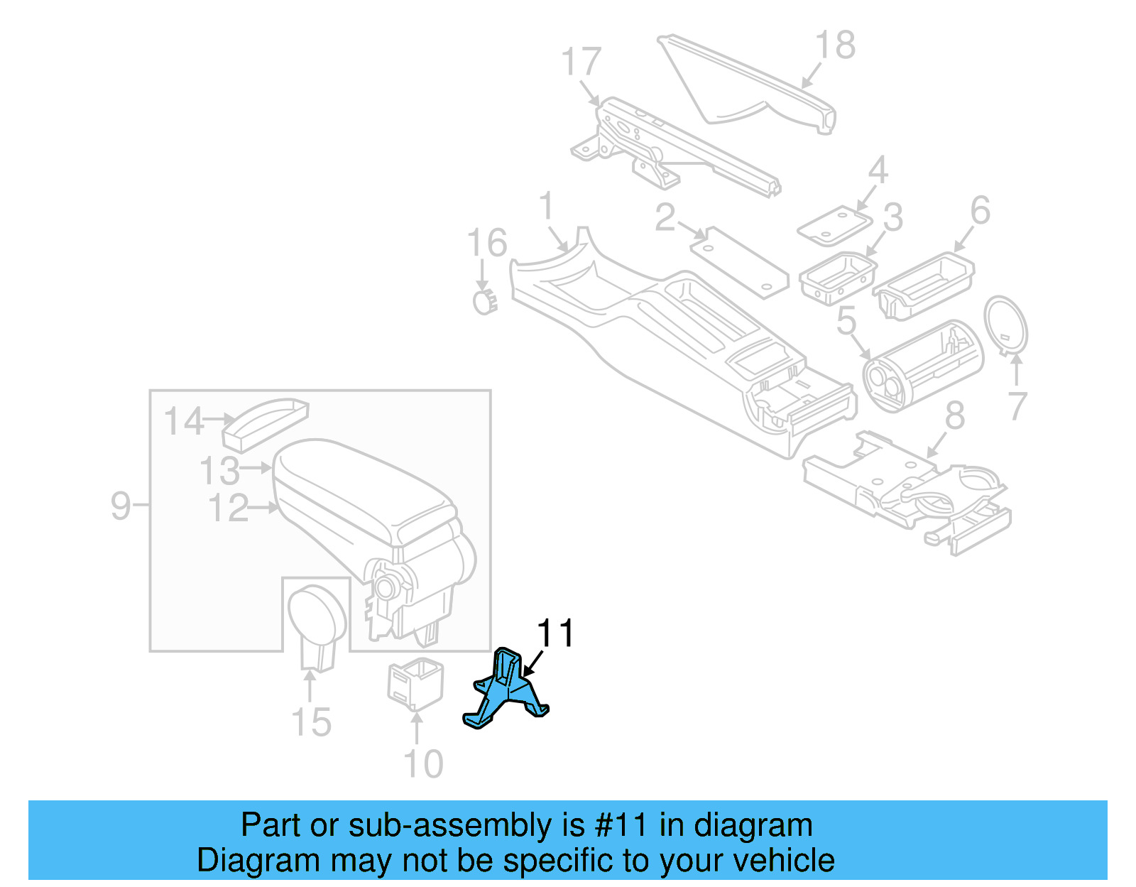 Bracket 1J0-864-273-C
