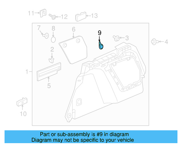 Knob Lock Ring 1J0-867-468-B41 - View 7