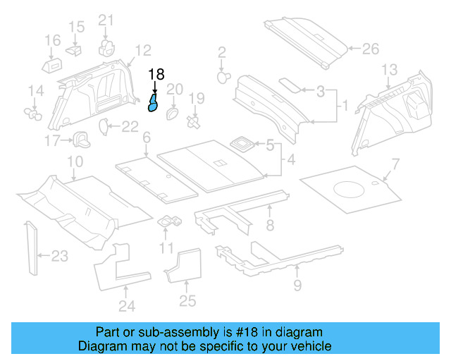Sound Absorber 1K5-867-843-A - View 43