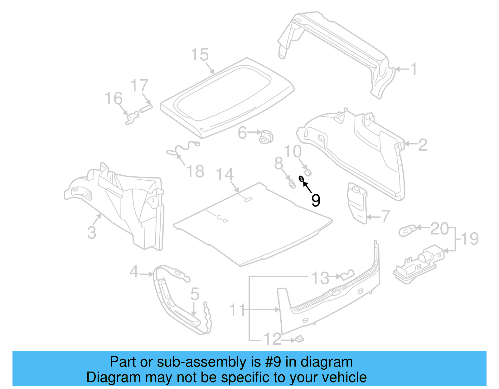 Knob Washer 1J0-867-921-9B9 - View 13