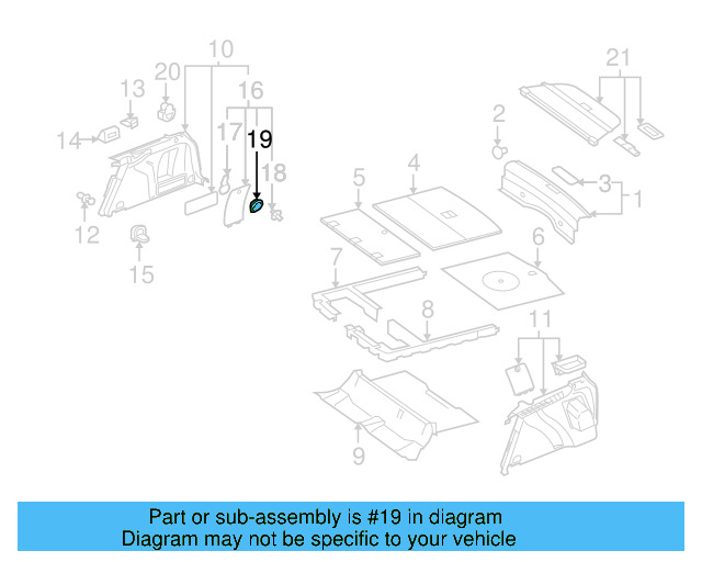 Knob Washer 1J0-867-921-9B9 - View 7
