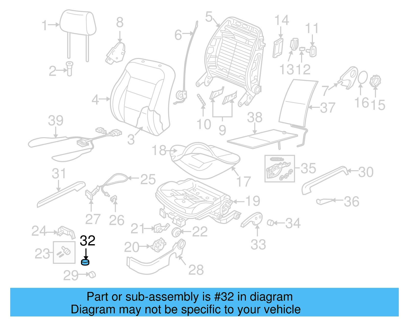 Channel Cover Cap 1J0-881-637-A-B41 - View 9