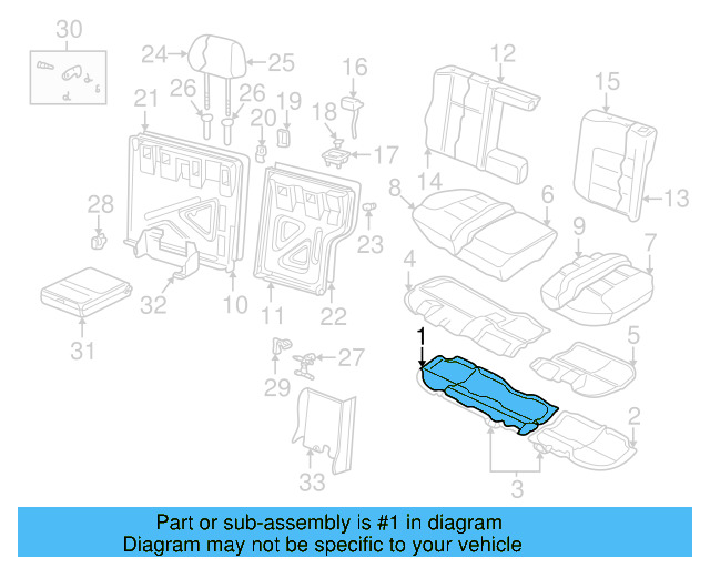 Seat Frame 1J0-885-306-F - View 6