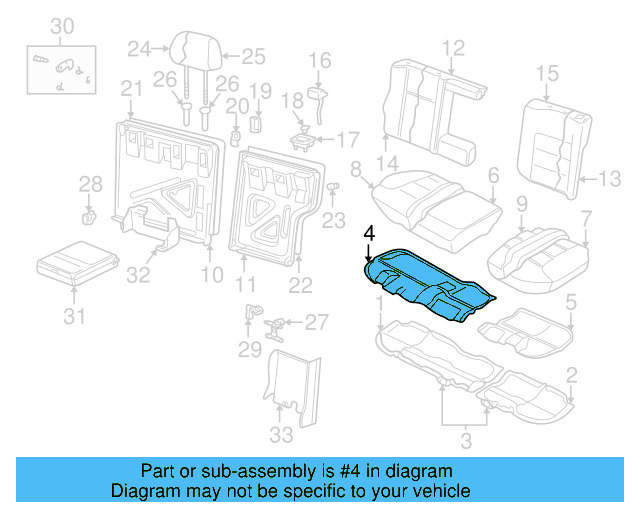 Seat Trim Panel 1J0-885-356-E-01C - View 6