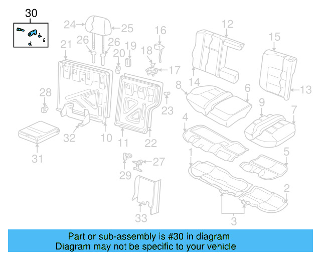 Latch Assembly 1J0-885-471 - View 2