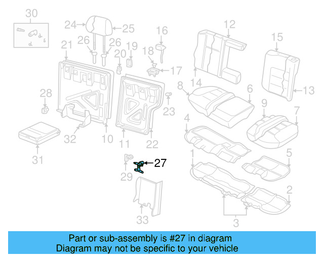 Center Bracket 1J0-886-187-E