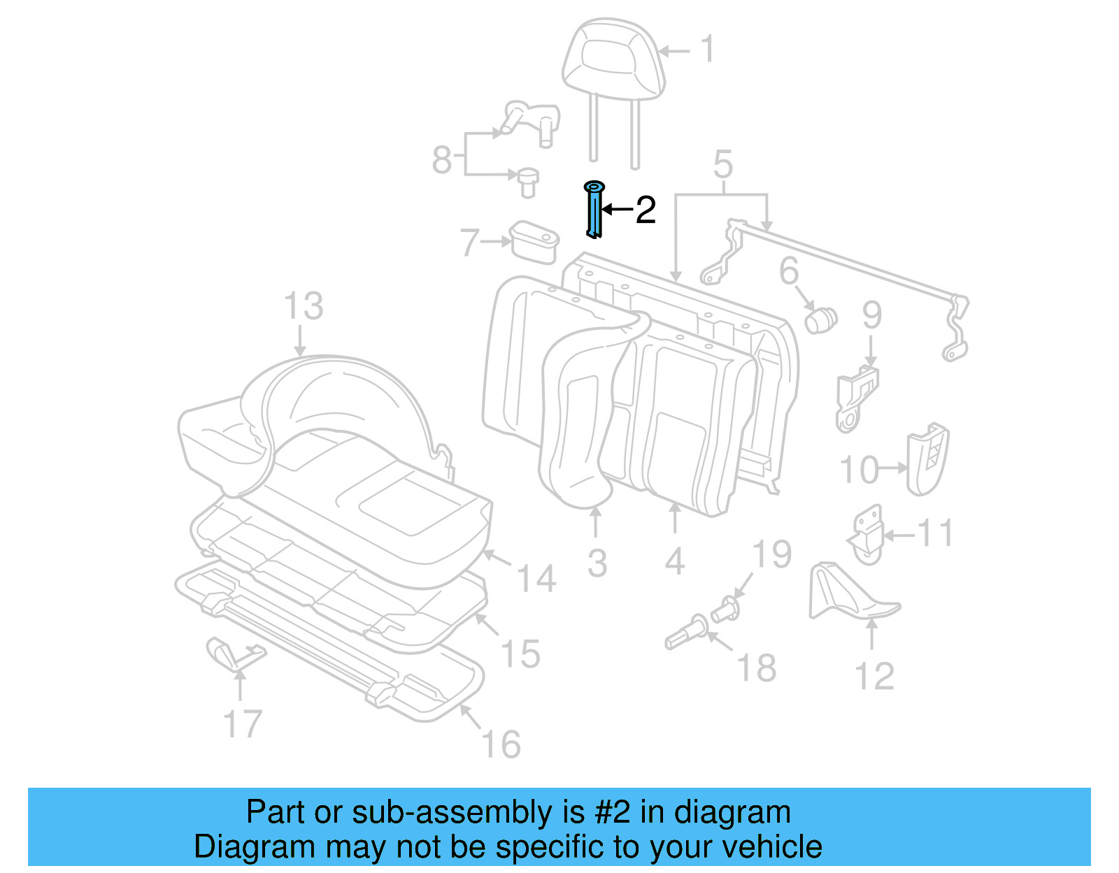 Headrest Guide 1J0-886-920-D-82V - View 26