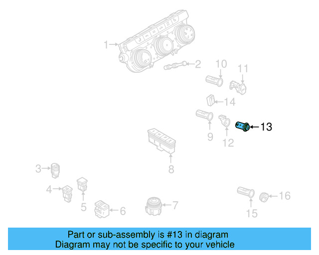 Cigarette Lighter Element 1J0-919-307-9B9 - View 26