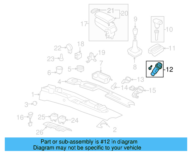 Cigarette Lighter Element 1J0-919-307-9B9 - View 27