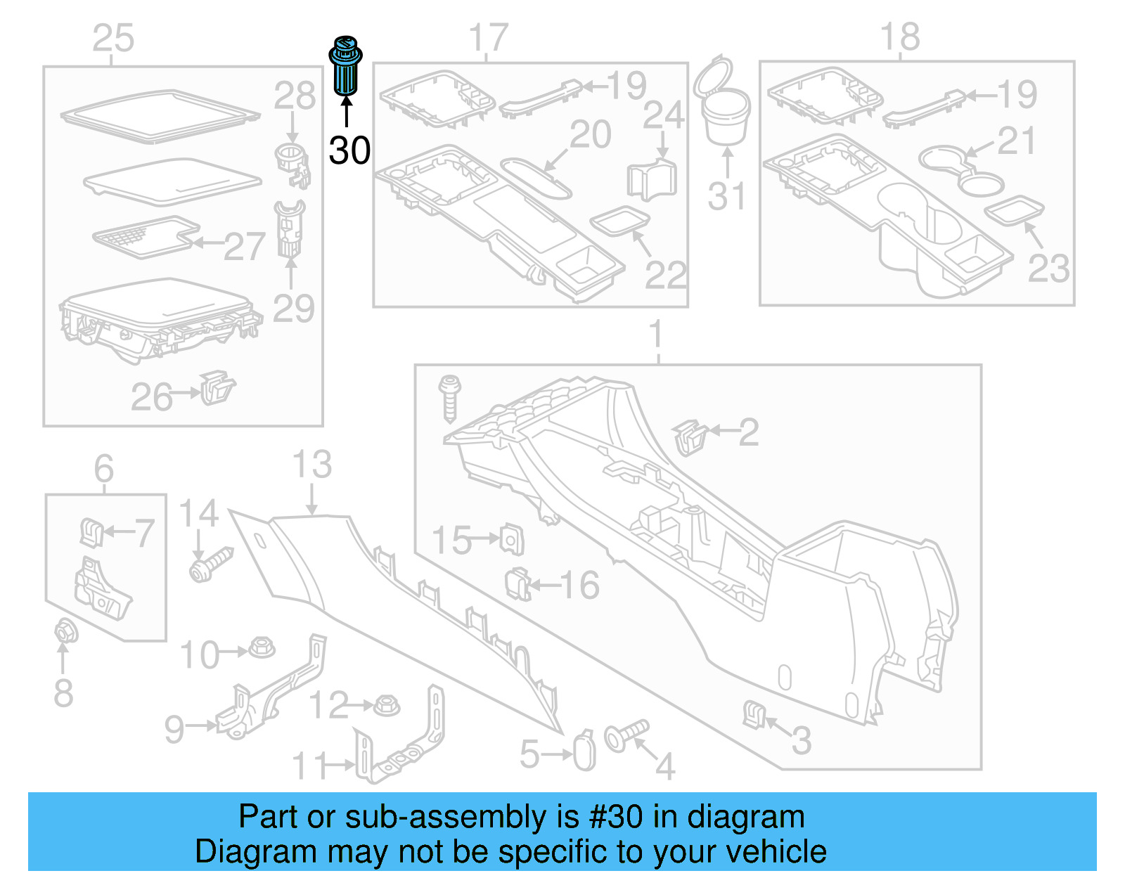 Cigarette Lighter Element 1J0-919-307-9B9 - View 29
