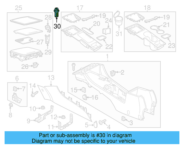 Cigarette Lighter Element 1J0-919-307-9B9 - View 68