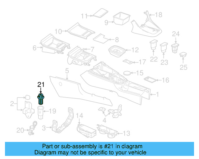 Cigarette Lighter Element 1J0-919-307-9B9 - View 67
