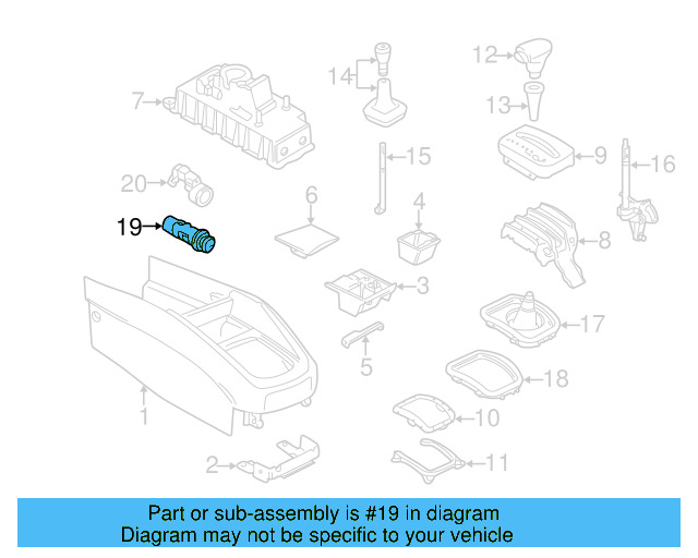 Cigarette Lighter Element 1J0-919-307-9B9 - View 32
