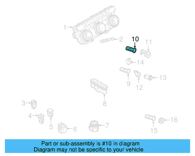 12 Volt Accessory Power Outlet 1J0-919-309 - View 14