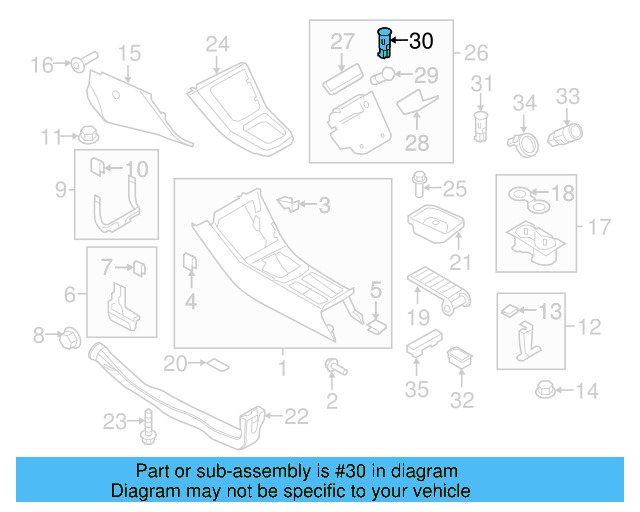 12 Volt Accessory Power Outlet 1J0-919-309 - View 10