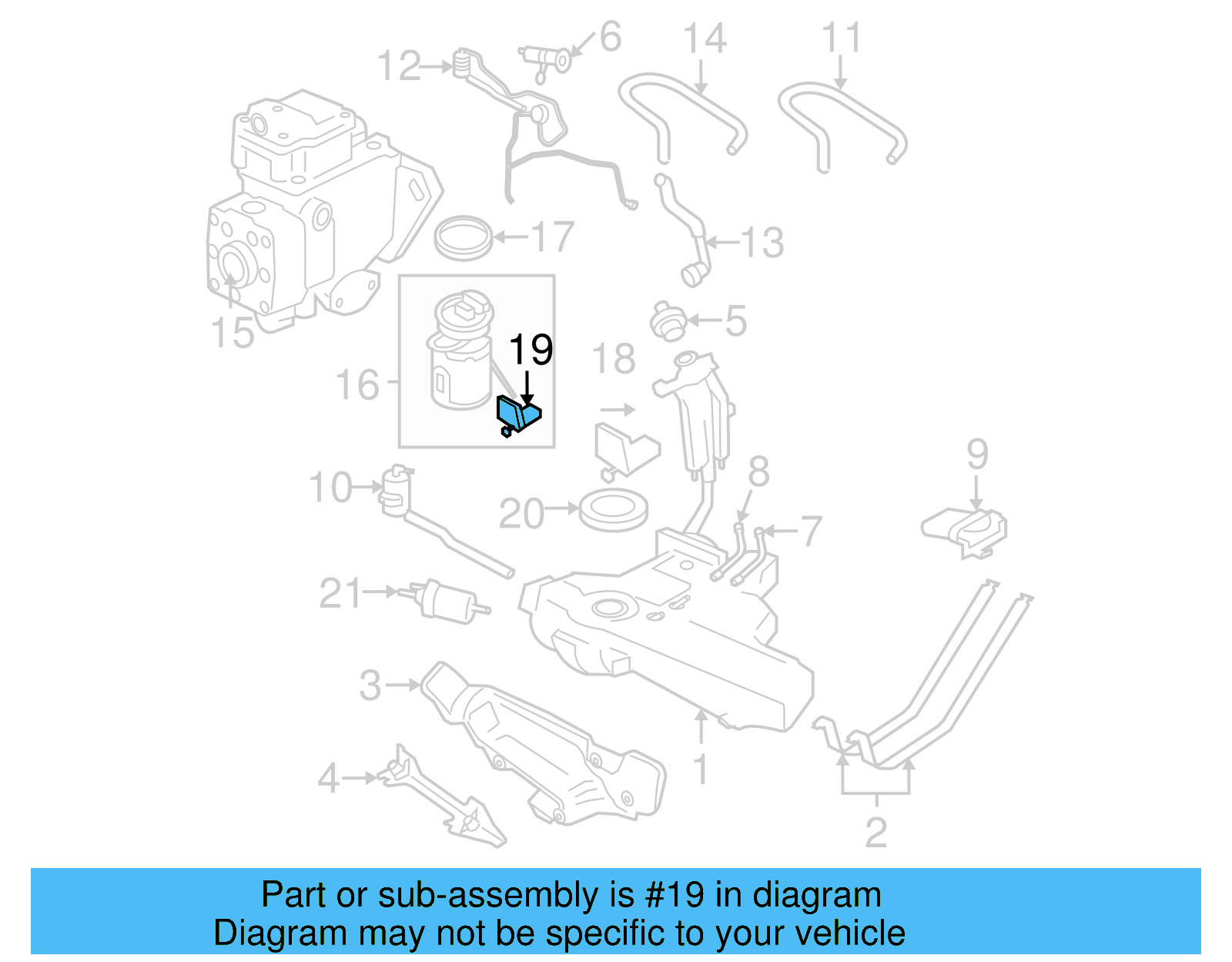 Level Sensor 1J0-919-673-R - View 18