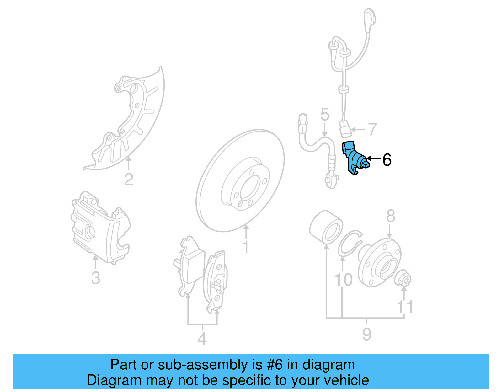 Speed Sensor 1J0-927-803 - View 24