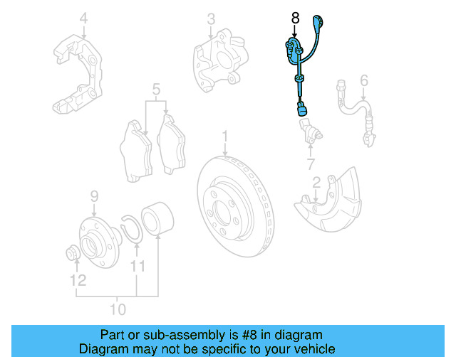 ABS Sensor Wire 1J0-927-903-E - View 33