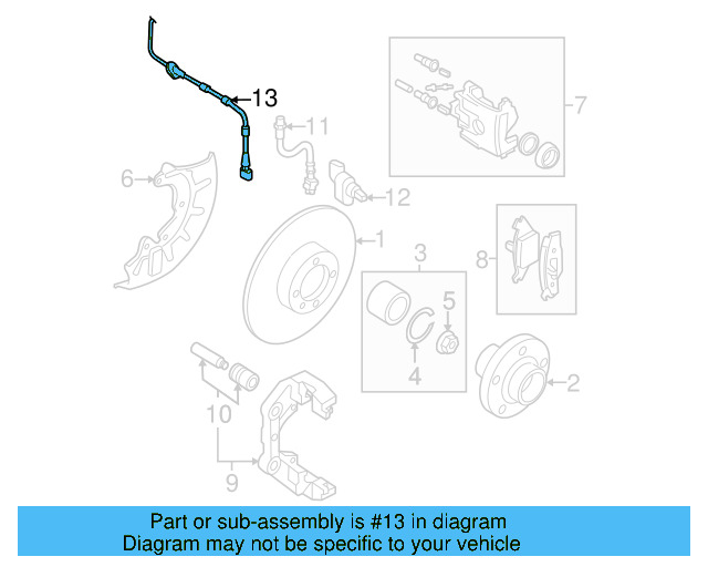 ABS Sensor Wire 1J0-927-903-R - View 22