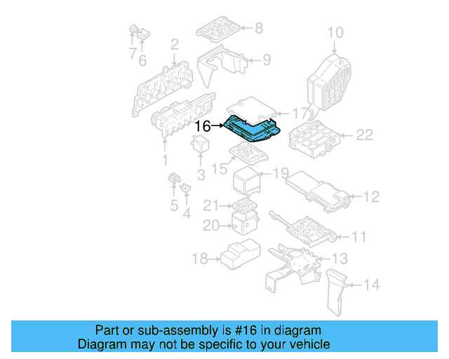Contact Housing 1J0-941-369 - View 32
