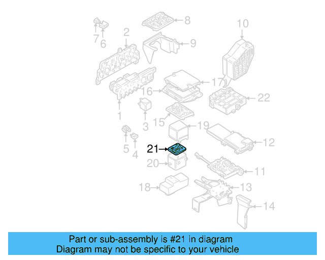 Relay Box Mount 1J0-941-391-C - View 5