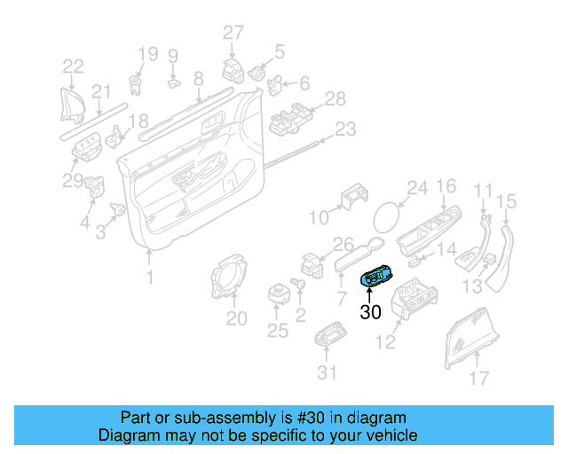 Courtesy Lamp 1J0-947-411-E - View 7