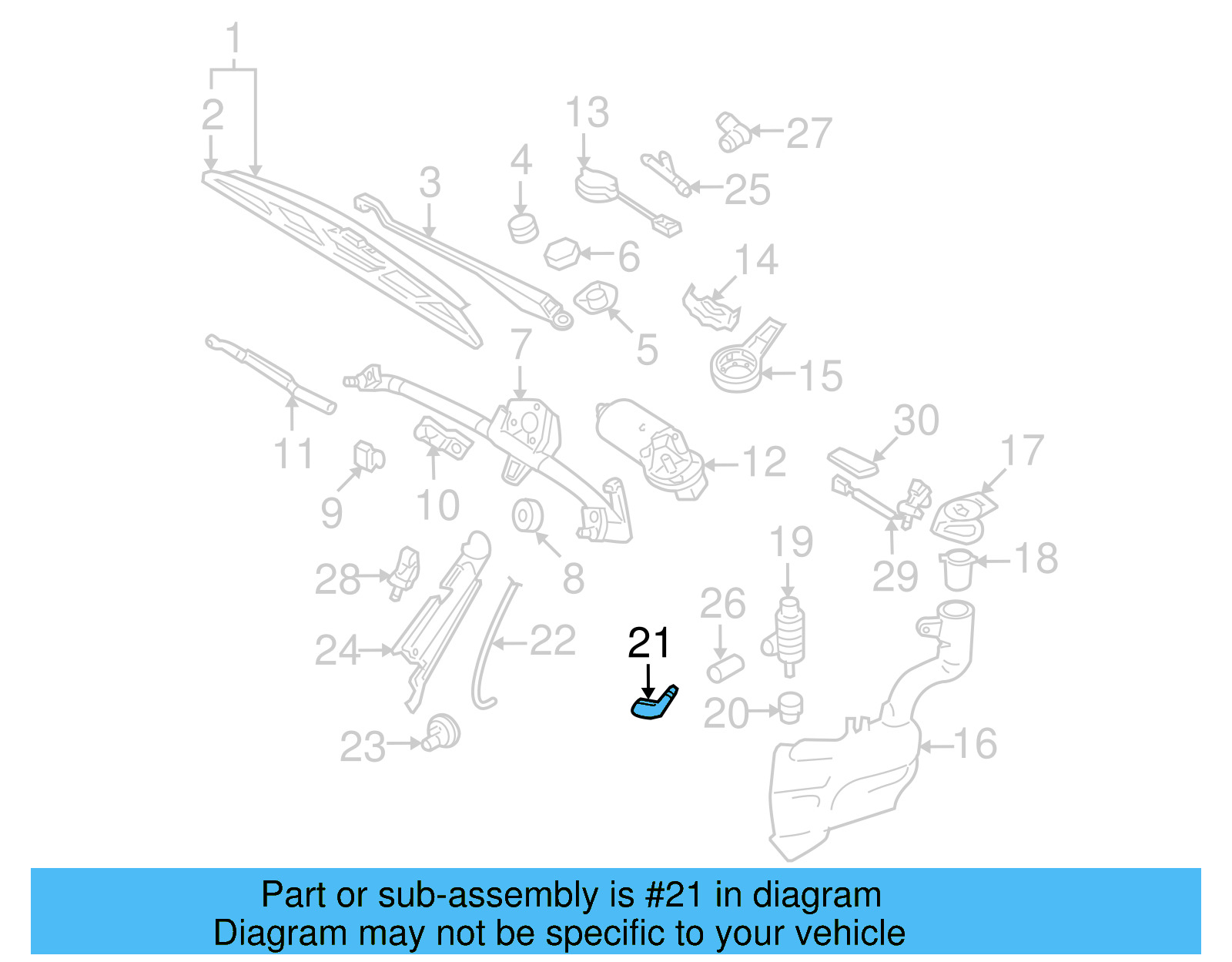 Washer Pump Elbow 1J0-955-665-C - View 6
