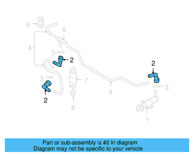 Pressure Cylinder Joint 1J0-955-665-E - View 59